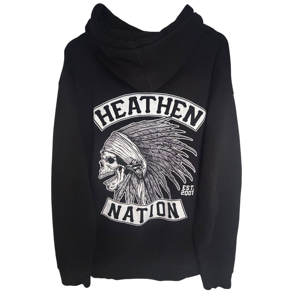 Independent Trading Co. Men’s Heathen Nation Hoodie XL Black